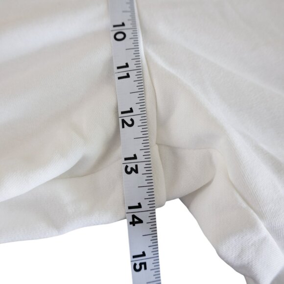 Guess Los Angeles NWT White Cream Athletic Casual Joggers with Rose Gold Glitter - Picture 9 of 13